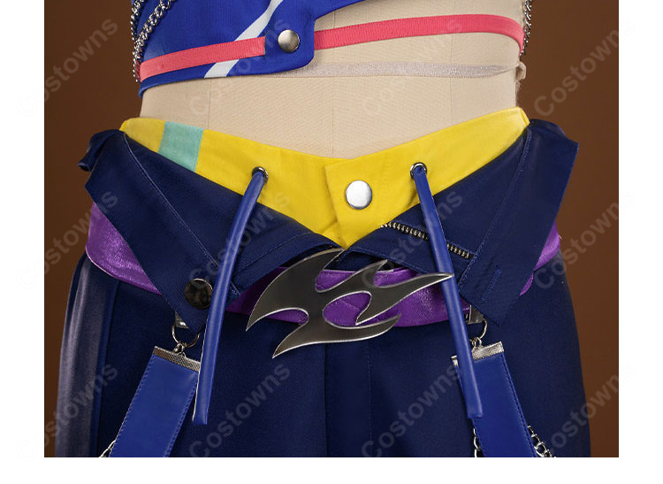 あんさんぶるスターズ!! 月永レオ MM Knights衣装 コスプレ衣装 ジャケット・パンツ・チェーン付き-14