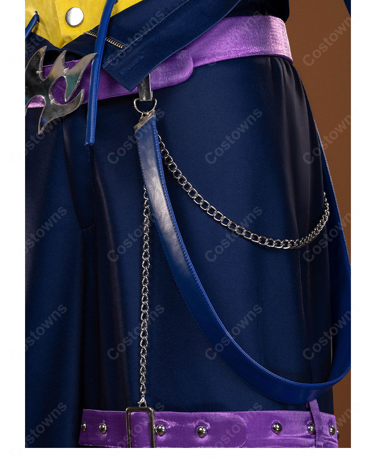 あんさんぶるスターズ!! 月永レオ MM Knights衣装 コスプレ衣装 ジャケット・パンツ・チェーン付き-5