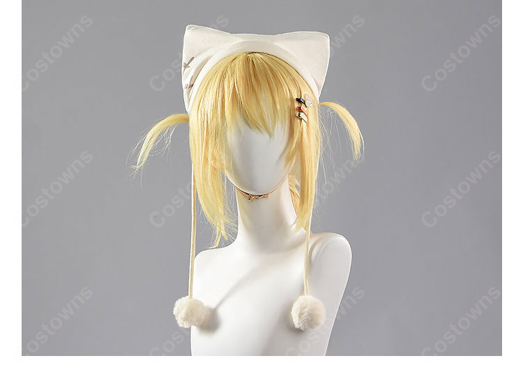 勝利の女神:NIKKE エレグ コスプレ衣装 イエロー×ホワイト トップス・プリーツスカートセット-8