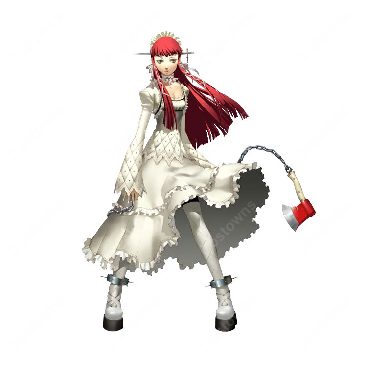 ペルソナ3 チドリ コスプレ衣装 ロリータ服-1