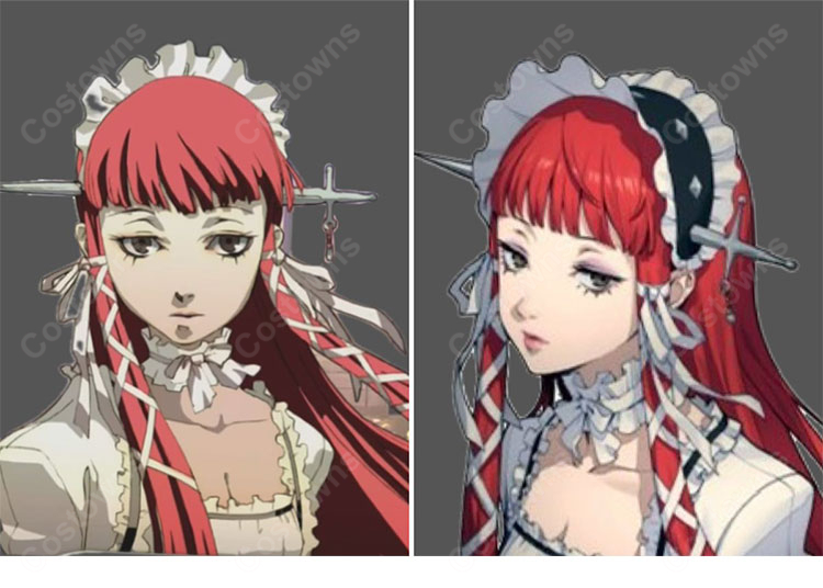 ペルソナ3 チドリ コスプレ衣装 ロリータ服-2