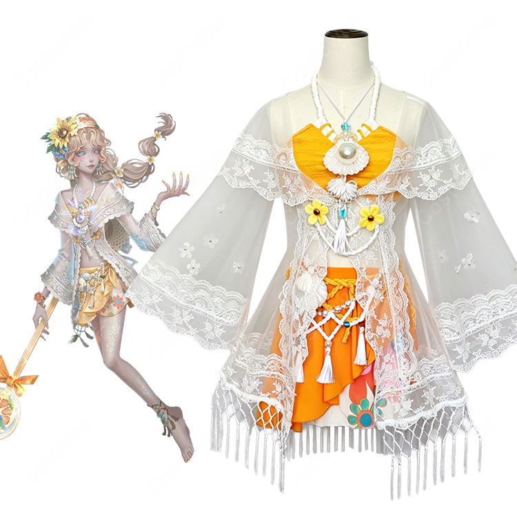 Identity V 第五人格 漁師(グレイス)「夏の涼味」コスプレ衣装 水着風9点セット S~XL イベント撮影向け-1