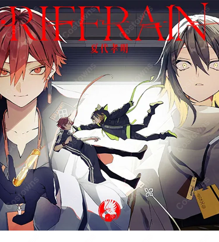 maimai でらっくす CiRCLE PLUS RIFFRAIN アカツキ コスプレ衣装-3