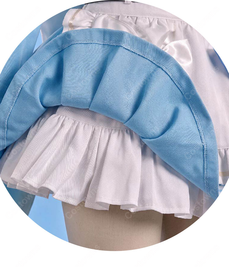 にじさんじ Jersey Maidtes 天宮こころ コスプレ衣装 ジャージメイド服 エプロン・髪飾り・靴下付き S~XXL-7