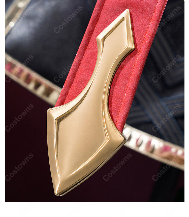 崩壊：スターレイル×Fate[UBW] 遠坂凛 コラボVer. コスプレ衣装 赤黒ショートジャケット＆装飾品セット S～XL-7