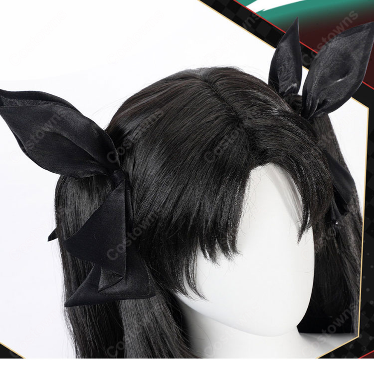 崩壊：スターレイル×Fate[UBW] 遠坂凛 コラボVer. コスプレ衣装 赤黒ショートジャケット＆装飾品セット S～XL-11