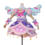 アイカツスターズ！ 花園きらら スイートドリームスコーデ コスプレ衣装 星柄フリルドレス・小物付き S～XXL 翼追加対応 アイカツ! -アイドルカツドウ!- 1