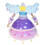 アイカツスターズ！ 花園きらら スイートドリームスコーデ コスプレ衣装 星柄フリルドレス・小物付き S～XXL 翼追加対応 アイカツ! -アイドルカツドウ!- 2