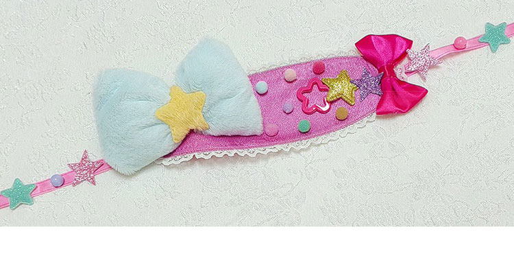 アイカツスターズ！ 花園きらら スイートドリームスコーデ コスプレ衣装 星柄フリルドレス・小物付き S～XXL 翼追加対応-9