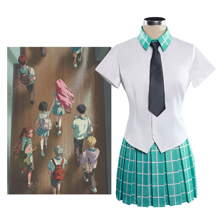 ALIEN STAGE Zombie Stage アナクト芸高 映画鑑賞部 制服 コスプレ衣装 男女別セット S~XXL-1