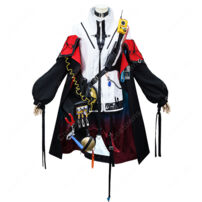 アークナイツ クロージャ コスプレ衣装 ロングコート・工具小物・角＆エルフ耳付き S～XXL(アークナイツ（明日方舟） コスプレ衣装)