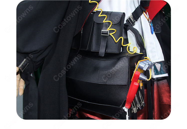 アークナイツ クロージャ コスプレ衣装 ロングコート・工具小物・角&エルフ耳付き S~XXL-8