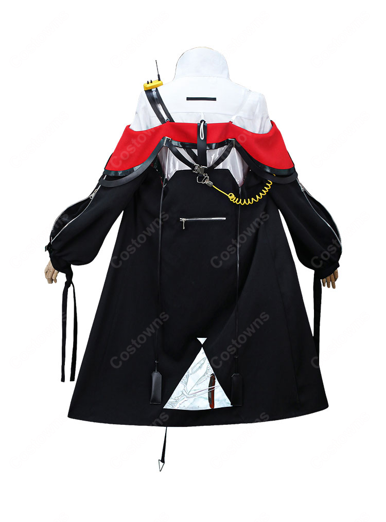 アークナイツ クロージャ コスプレ衣装 ロングコート・工具小物・角&エルフ耳付き S~XXL-4