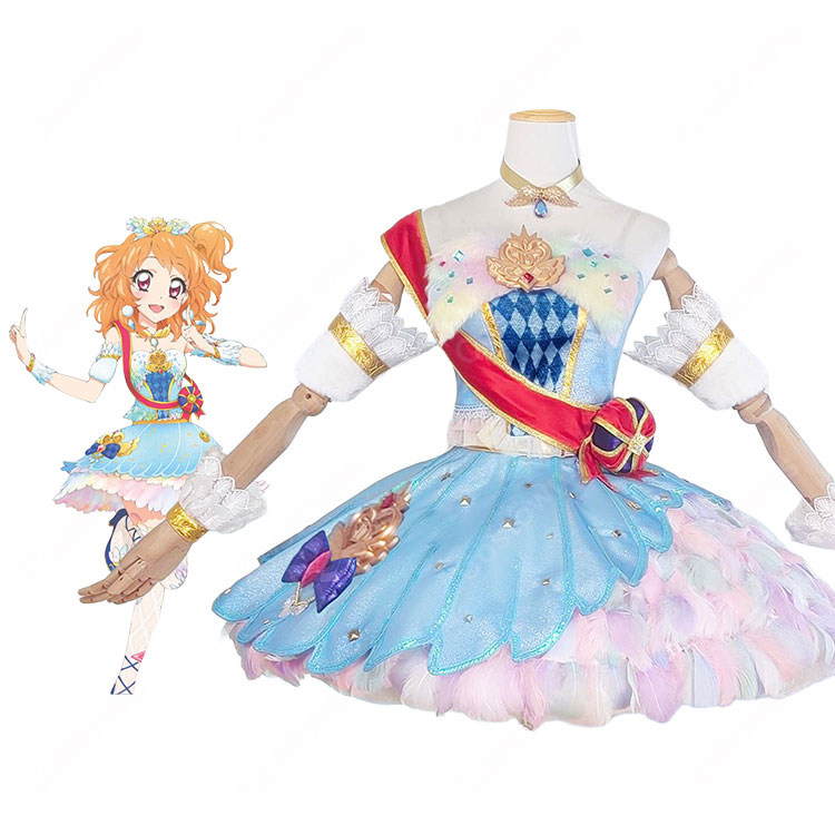 アイカツ! あかりGeneration 1 大空あかり オデットスワンコーデ コスプレ衣装-1