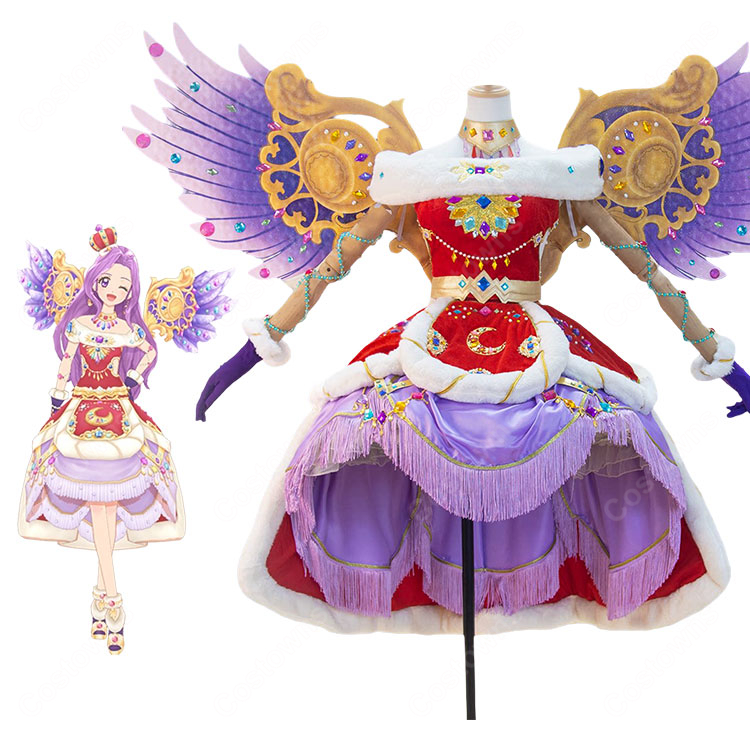 アイカツ! 神崎美月 ロイヤルムーンコーデ コスプレ衣装-1