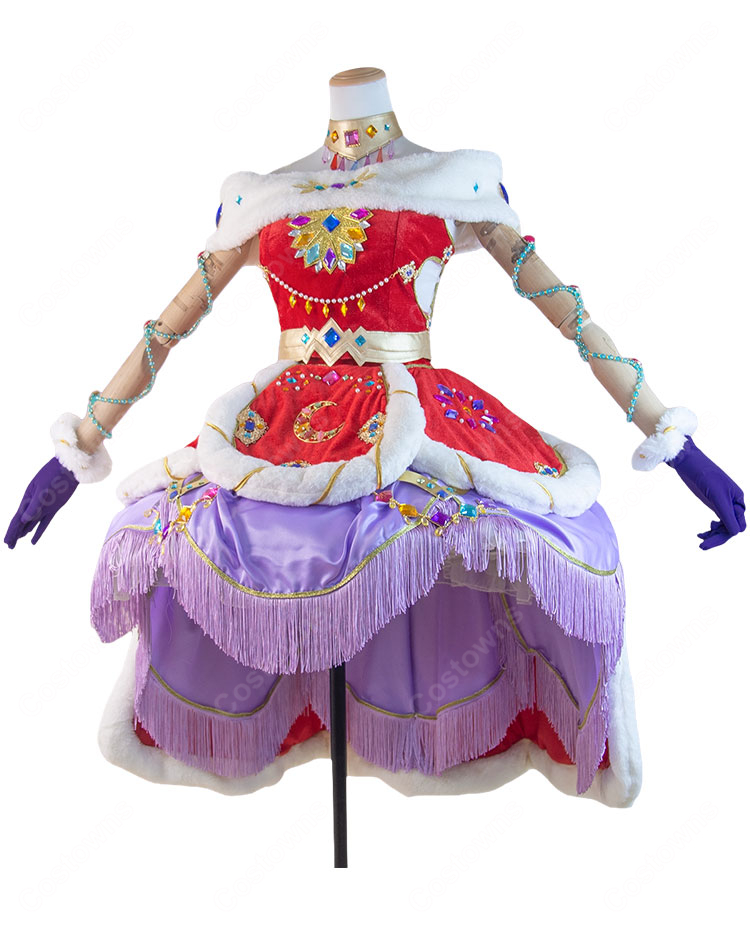 アイカツ! 神崎美月 ロイヤルムーンコーデ コスプレ衣装-3