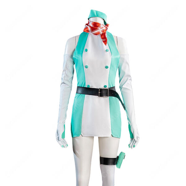 デジモンストーリー タイムストレンジャー 結城カナン 女主人公 コスプレ衣装 ワンピース・帽子・手袋セット元の画像