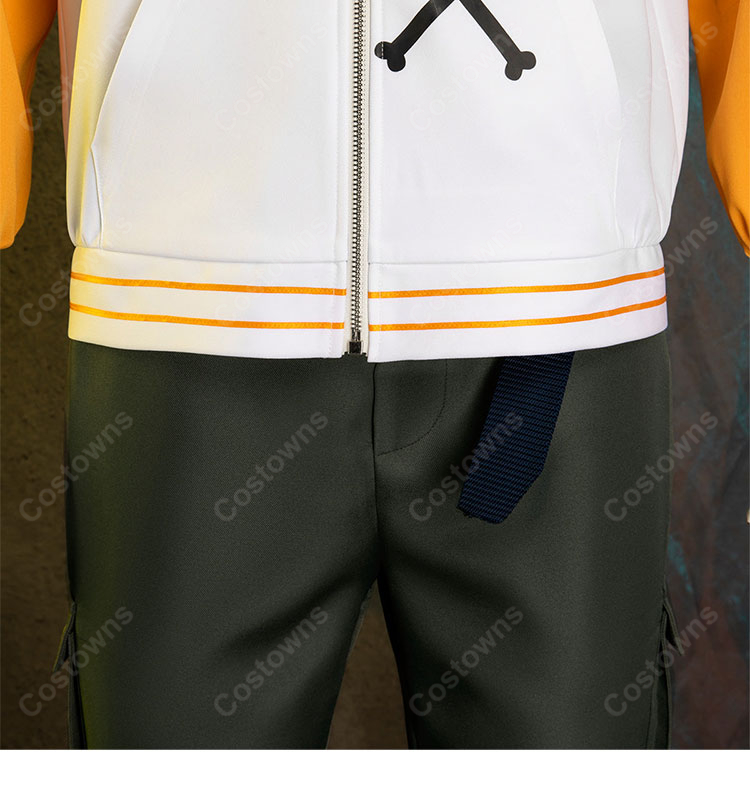 家庭教師ヒットマンREBORN! 未来編 沢田綱吉(ツナ)コスプレ衣装 オレンジパーカー風-7