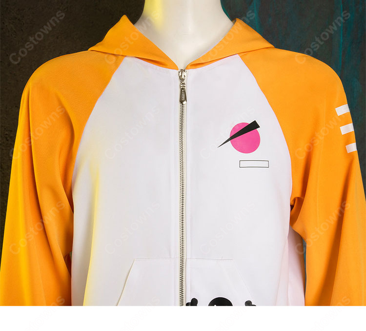 家庭教師ヒットマンREBORN! 未来編 沢田綱吉(ツナ)コスプレ衣装 オレンジパーカー風-5
