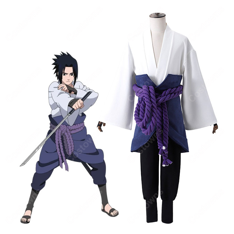 NARUTO -ナルト- 疾風伝 うちはサスケ コスプレ衣装-1