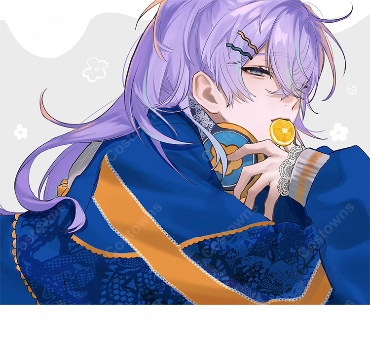 にじさんじ 星導ショウ メランコリックオレンジ コスプレ衣装-3