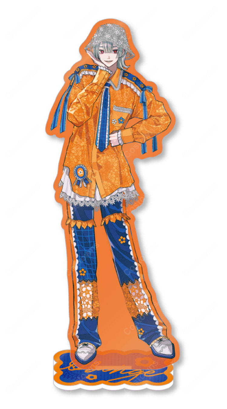 にじさんじ 弦月藤士郎 メランコリックオレンジ コスプレ衣装-1