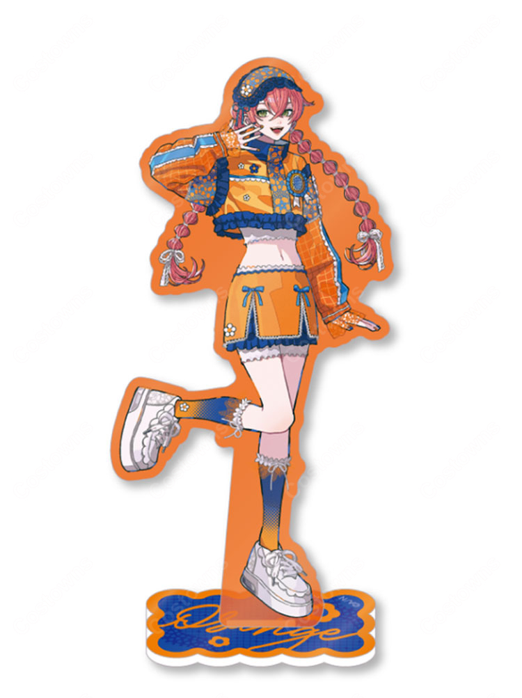 にじさんじ 獅子堂あかり メランコリックオレンジ コスプレ衣装-1