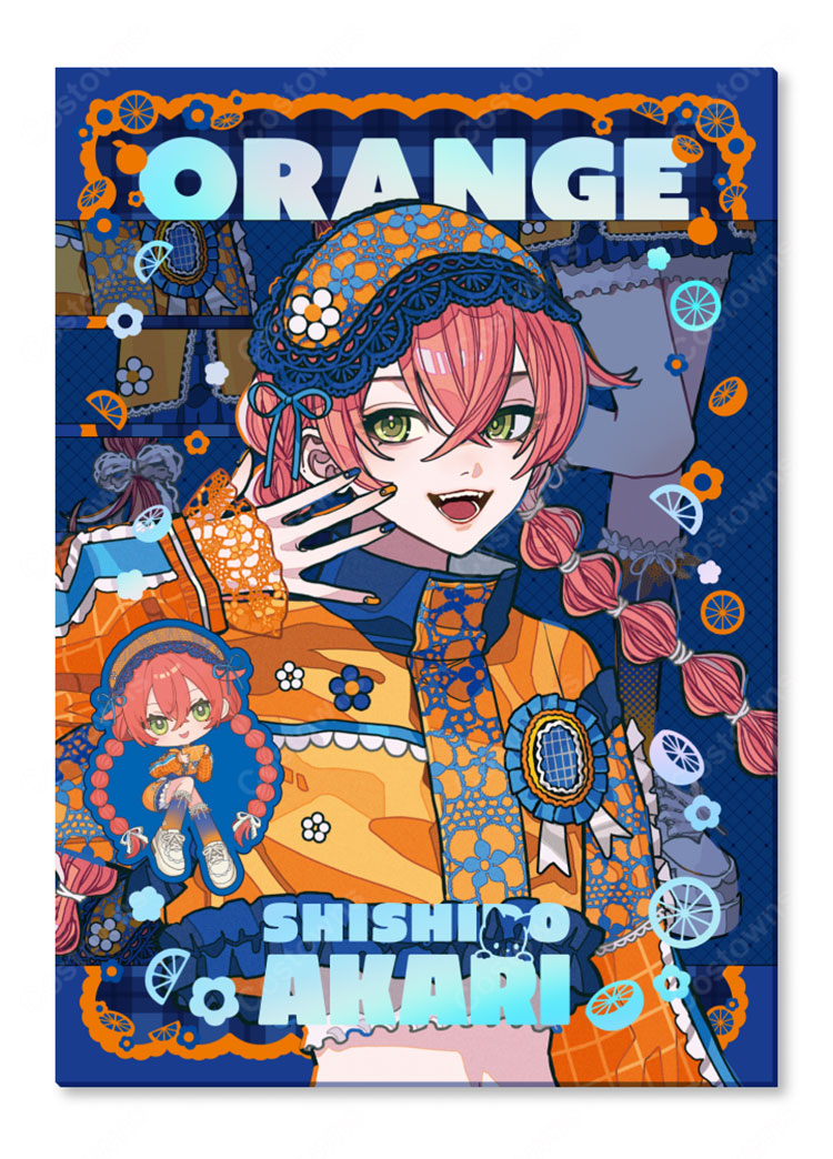 にじさんじ 獅子堂あかり メランコリックオレンジ コスプレ衣装-2