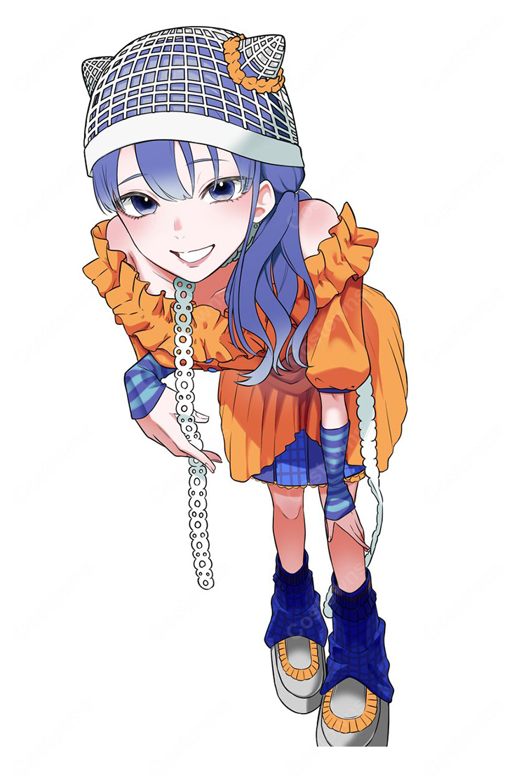 にじさんじ 先斗寧 メランコリックオレンジ コスプレ衣装-3