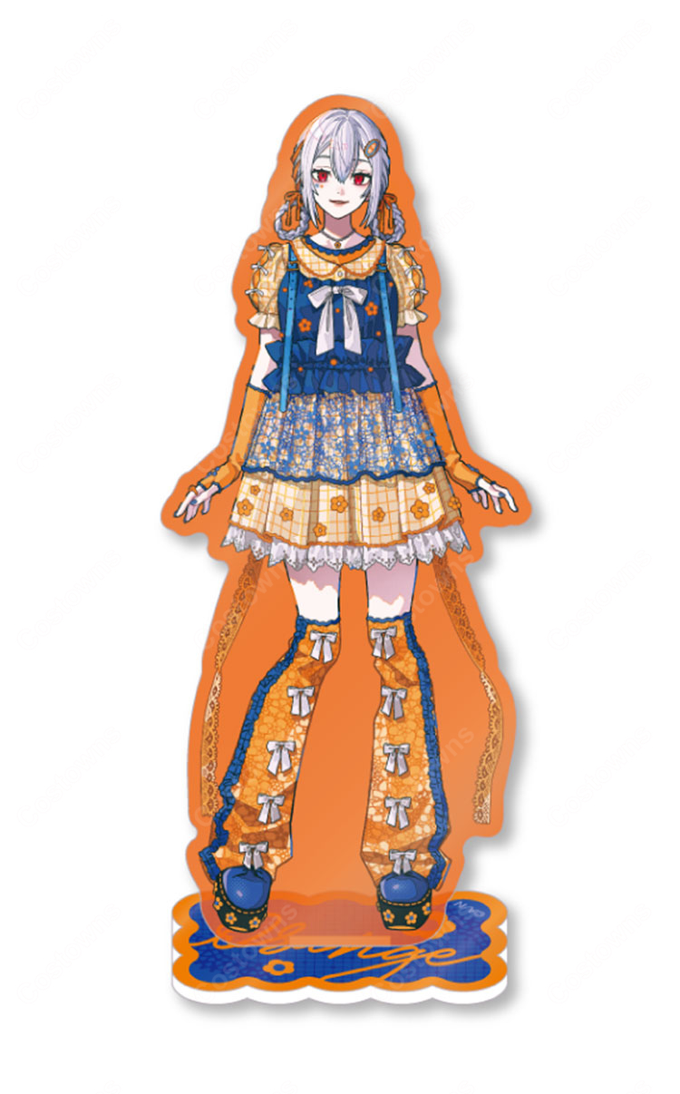 にじさんじ 葉加瀬冬雪 メランコリックオレンジ コスプレ衣装-1