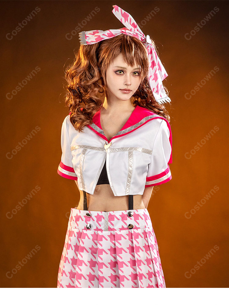 ペルソナ4 ダンシング・オールナイト 久慈川りせ 制服 コスプレ衣装-9