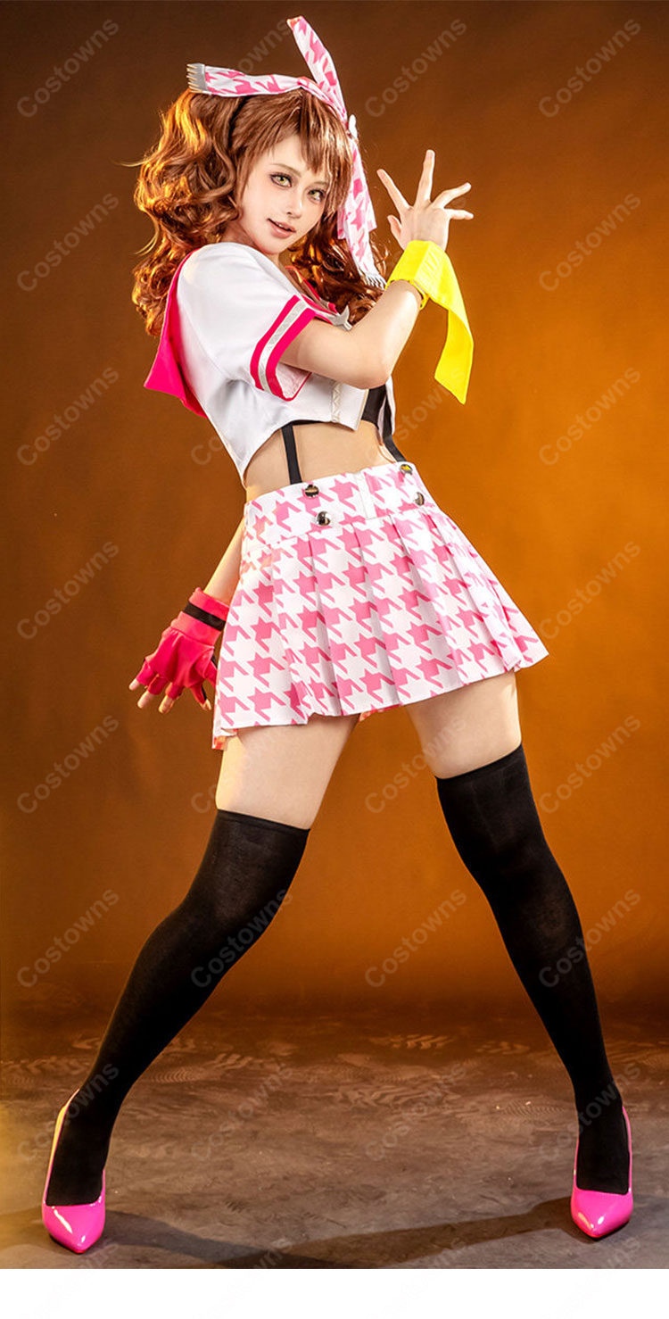 ペルソナ4 ダンシング・オールナイト 久慈川りせ 制服 コスプレ衣装-5