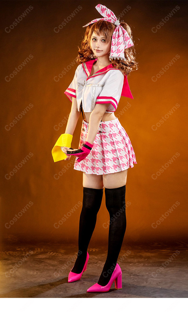 ペルソナ4 ダンシング・オールナイト 久慈川りせ 制服 コスプレ衣装-7