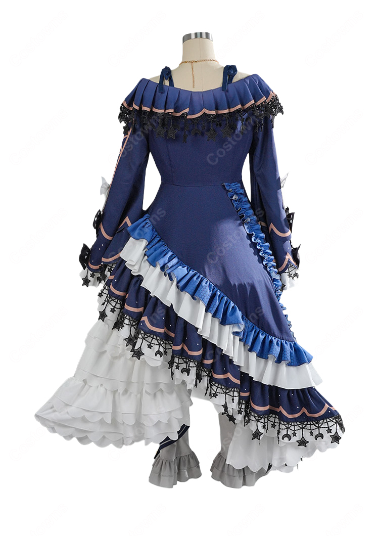 魔法少女ノ魔女裁判 囚人番号660 夏目アンアン コスプレ衣装-4