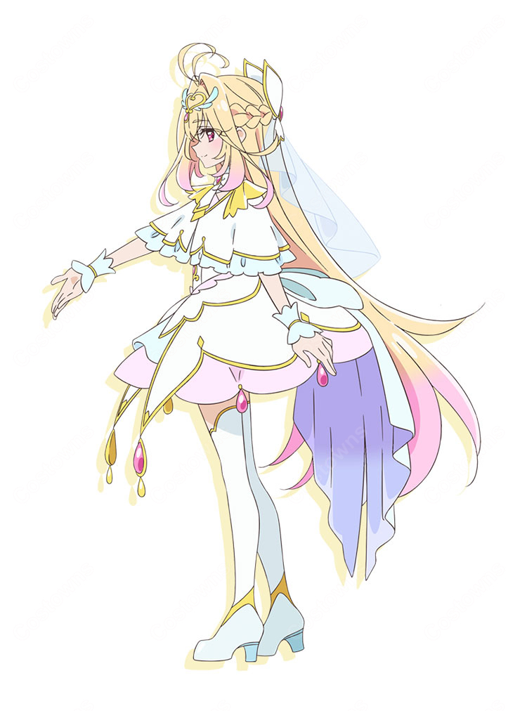 名探偵プリキュア! 森亜るるか キュアアルカナ コスプレ衣装 変身後-2