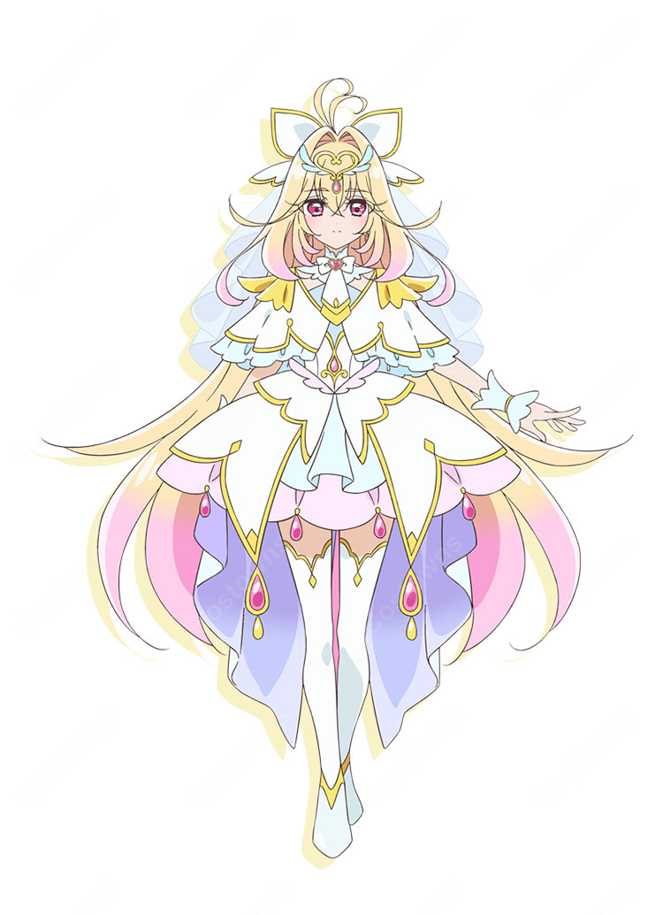 名探偵プリキュア! 森亜るるか キュアアルカナ コスプレ衣装 変身後-1