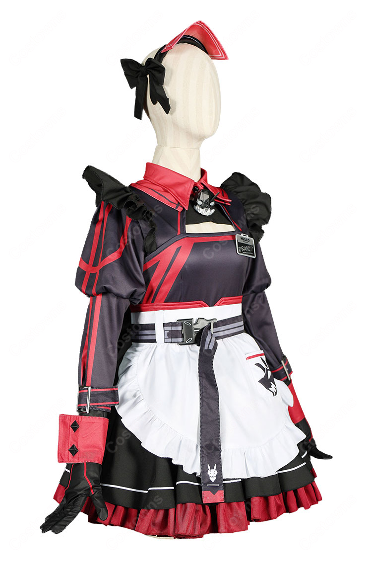 勝利の女神：NIKKE ドレイク メイド・フォー・ヴィラン コスプレ衣装 メイド服-3