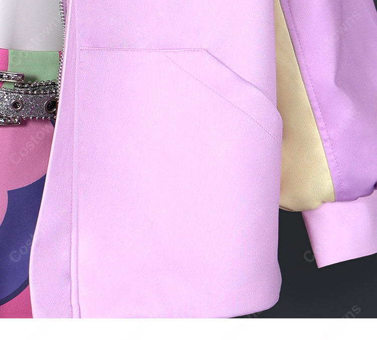 学園アイドルマスター 花海咲季 ガラクタロード コスプレ衣装 2周年記念 H.I.F編 ジャケット・スカート・帽子付き-8