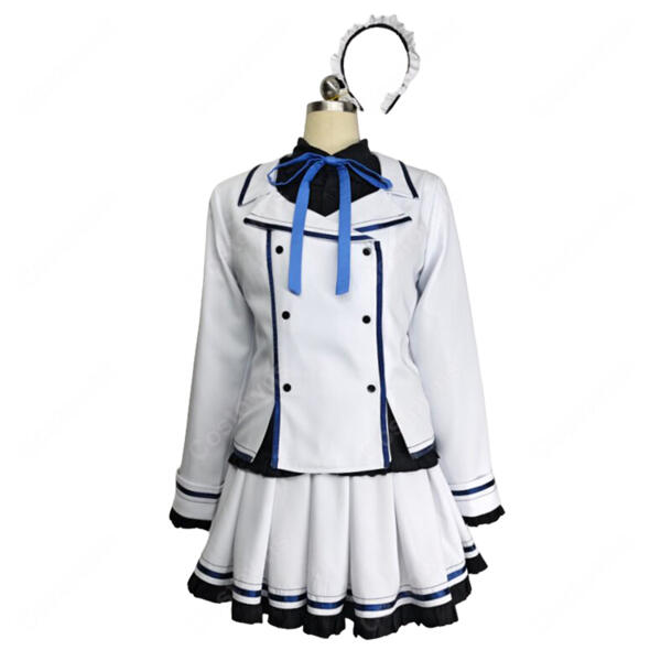 紙の上の魔法使い 遊行寺夜子 制服Ver. コスプレ衣装 ジャケット シャツ スカート リボン付き オーダメイド可元の画像