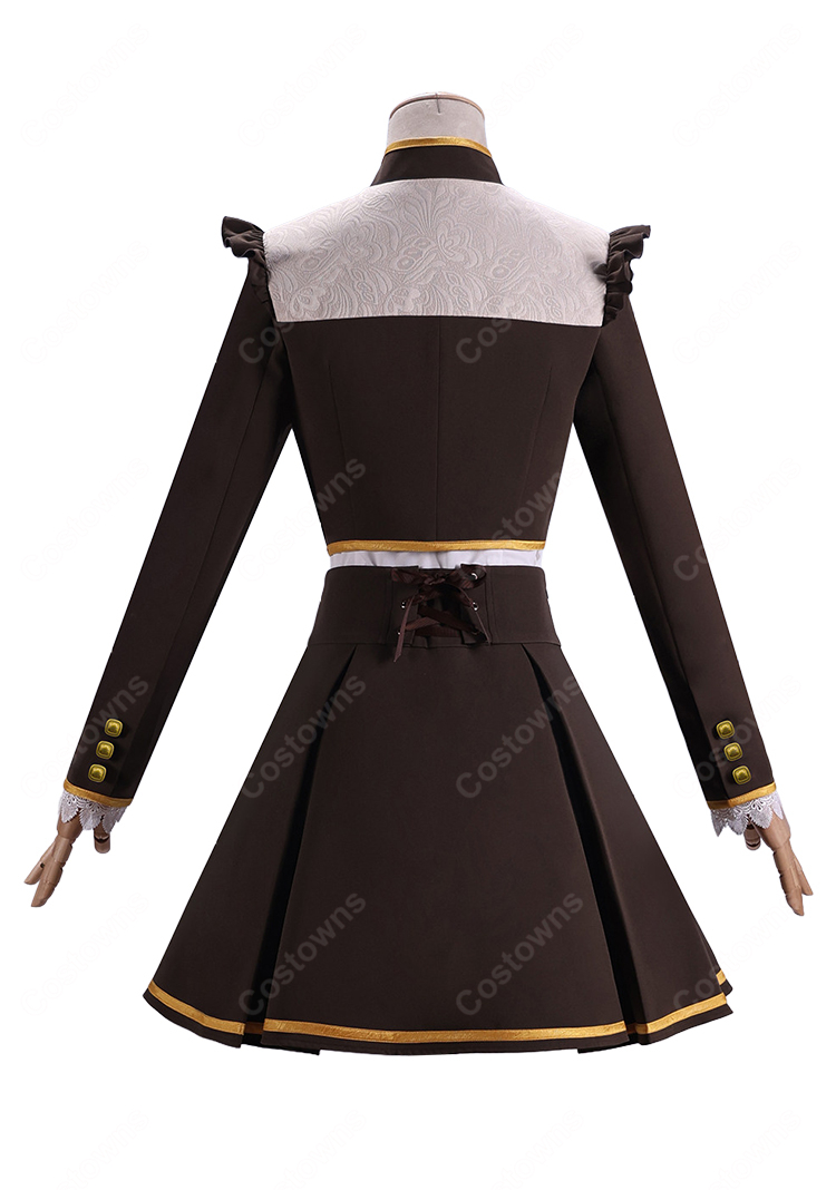 BanG Dream! ゆめ∞みた ビオラ ベル ポポ フェアリィブゥケ コスプレ衣装 制服風ステージ衣装セット-4