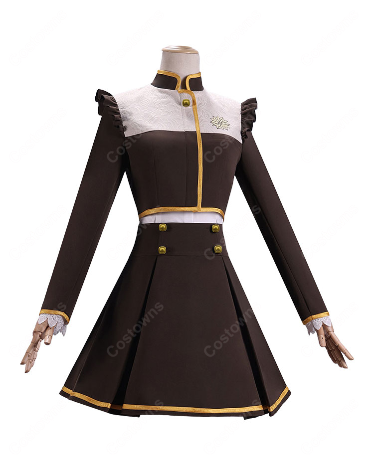 BanG Dream! ゆめ∞みた ビオラ ベル ポポ フェアリィブゥケ コスプレ衣装 制服風ステージ衣装セット-3