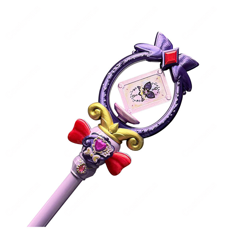 名探偵プリキュア! 森亜るるか キュアアルカナ・シャドウ ティアアルカナロッド 変身アイテム コスプレ小道具-2
