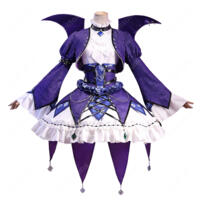 アイカツ！藤堂ユリカ ゴスマジックコーデ コスプレ衣装 プレミアムレアドレス風セット イベント撮影対応 XS～XXL