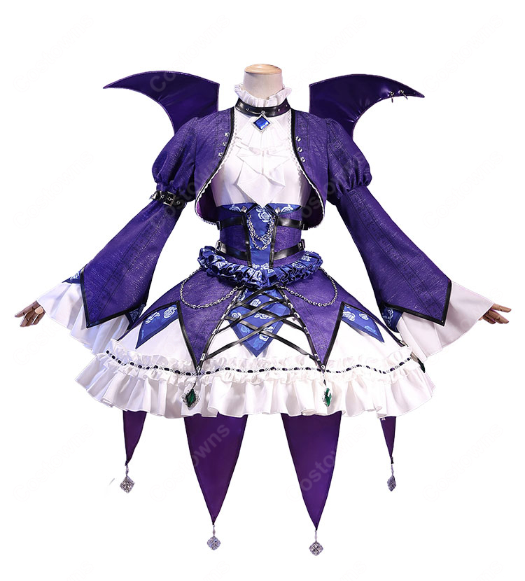 アイカツ!藤堂ユリカ ゴスマジックコーデ コスプレ衣装 プレミアムレアドレス風セット イベント撮影対応 XS~XXL-2