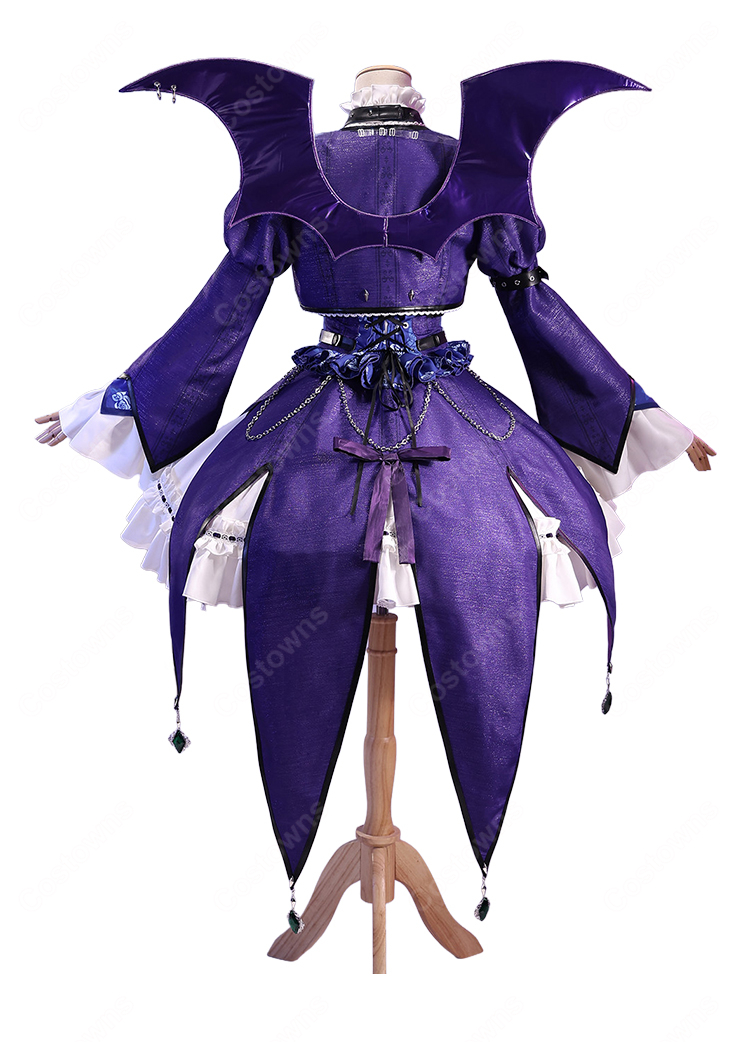 アイカツ!藤堂ユリカ ゴスマジックコーデ コスプレ衣装 プレミアムレアドレス風セット イベント撮影対応 XS~XXL-4