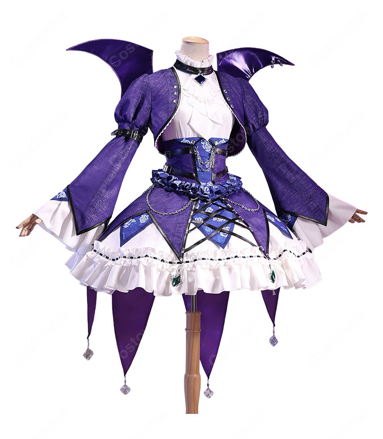 アイカツ!藤堂ユリカ ゴスマジックコーデ コスプレ衣装 プレミアムレアドレス風セット イベント撮影対応 XS~XXL-3