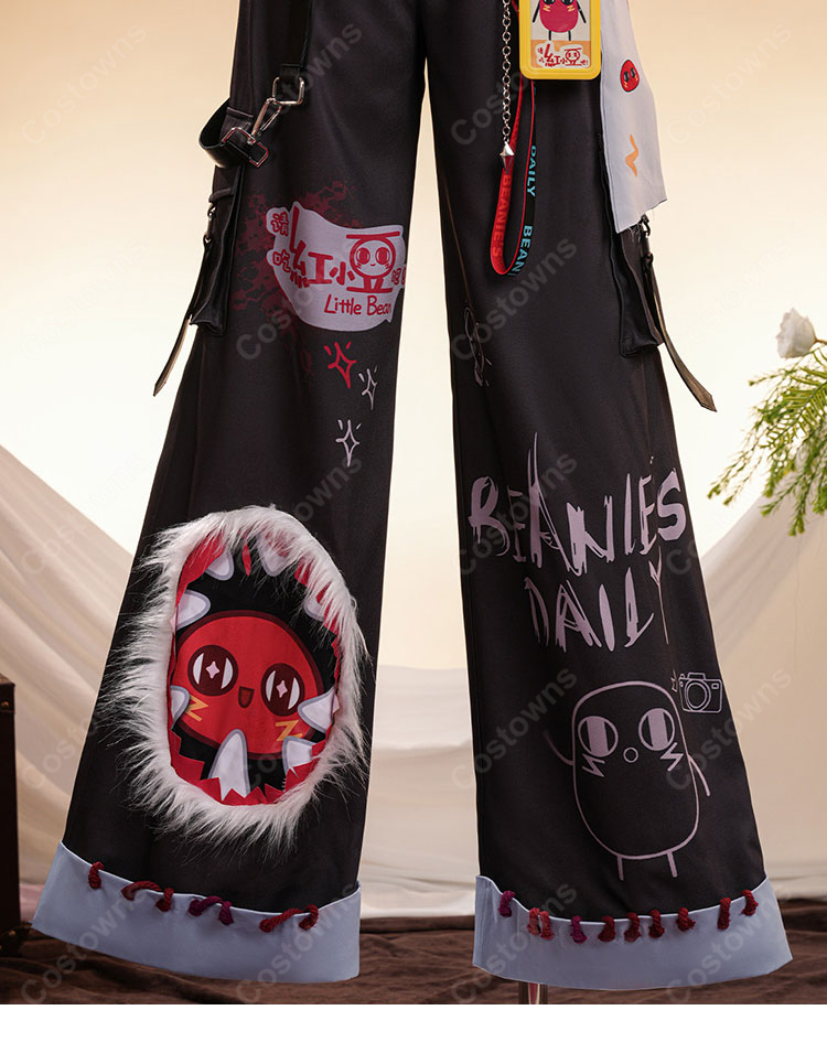 IdentityV 第五人格 フロリアン・ブランド 火災調査員 ミニ豆ちゃんコラボ コスプレ衣装 シャツコートパンツセット XS~XXL-5