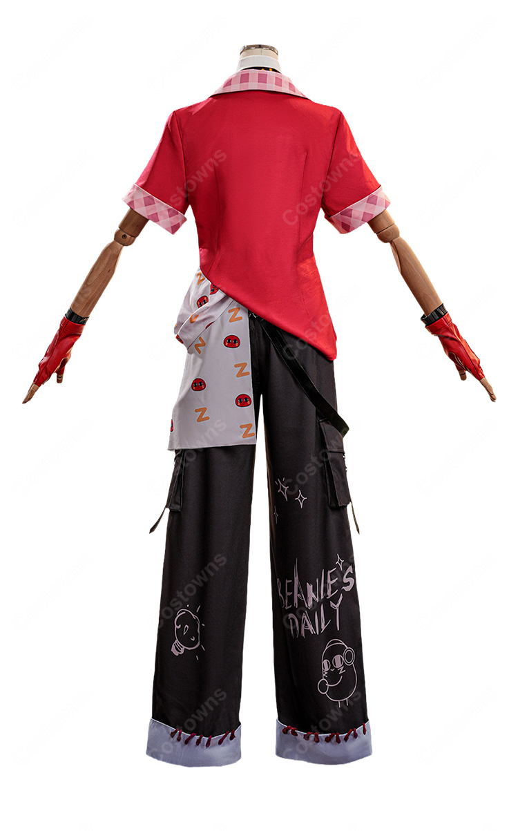 IdentityV 第五人格 フロリアン・ブランド 火災調査員 ミニ豆ちゃんコラボ コスプレ衣装 シャツコートパンツセット XS~XXL-3