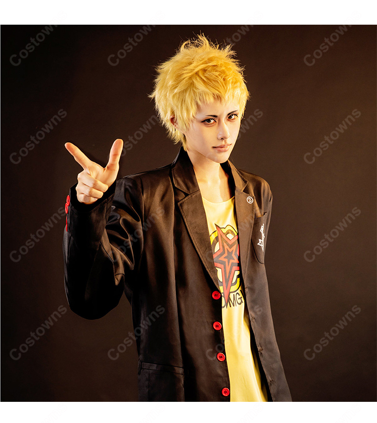 ペルソナ5 ザ・ロイヤル 坂本竜司 制服Ver. コスプレ衣装 ジャケット パンツ ベルト付き イベント撮影向け-6