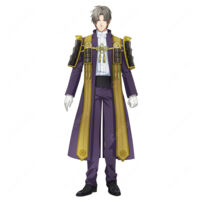 刀剣乱舞ONLINE へし切長谷部 コスプレ衣装 初の姿 ロングコート・肩鎧・肩掛け付き(刀剣乱舞 コスプレ衣装)